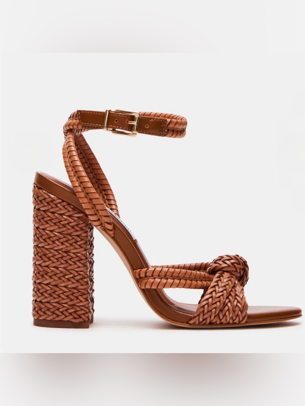 Steve Madden Malou Sandals in Cognac NIB